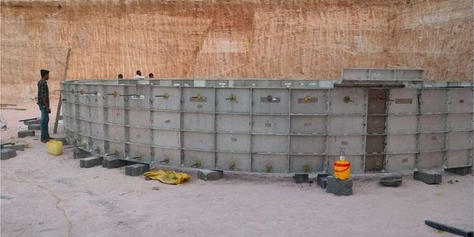 Curved Wall Construction